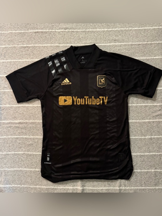 adidas Other - adidas Black and Gold YOUTUBE Tv Soccer Jersey